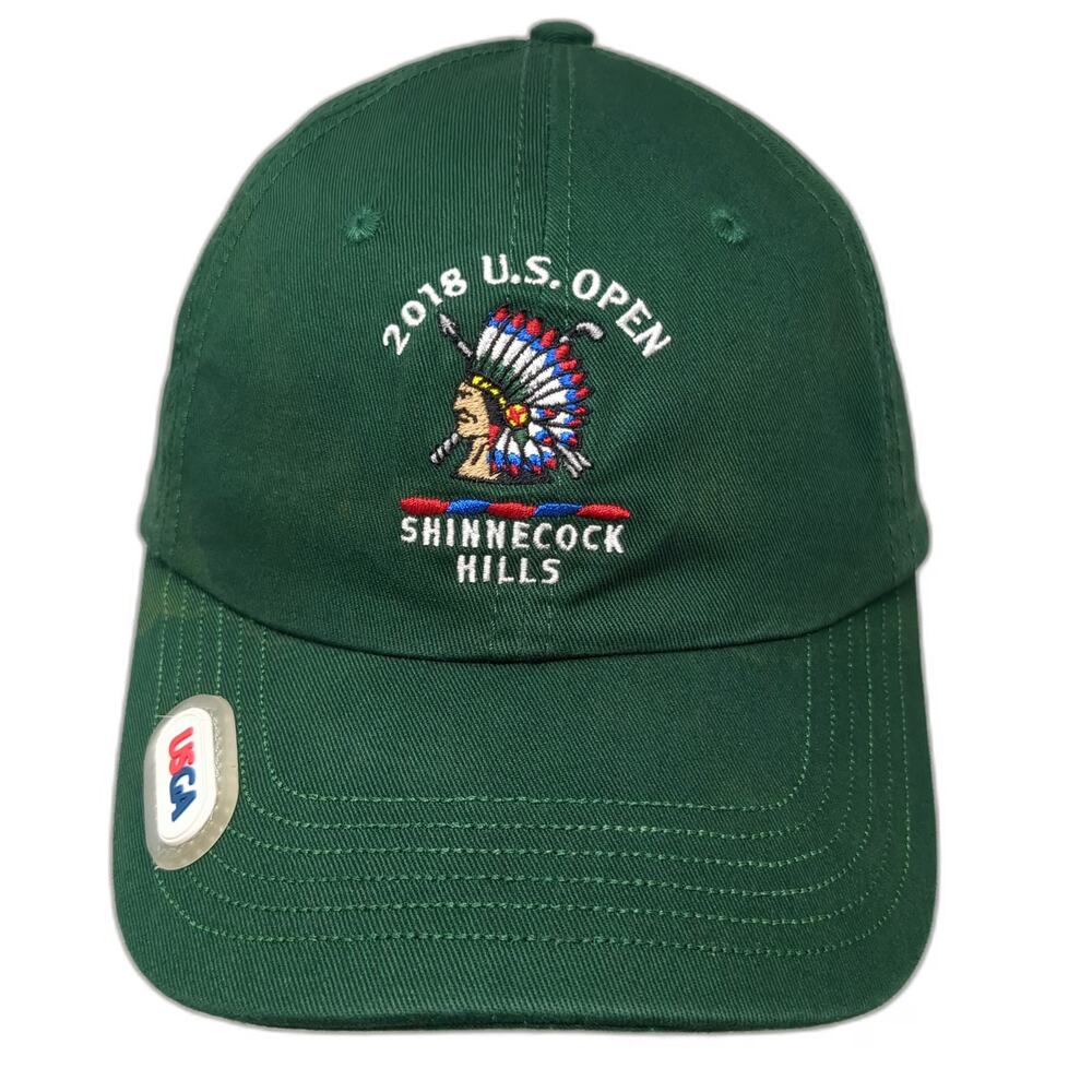 USGA 2018 US Open Shinnecock Hills Member Golf Hat Green Baseball Cap One Size
